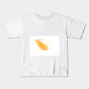 Halloween, leaf, plant, nature, holiday, illustration, watercolor, festive, good mood, autumn, autumn Kids T-Shirt